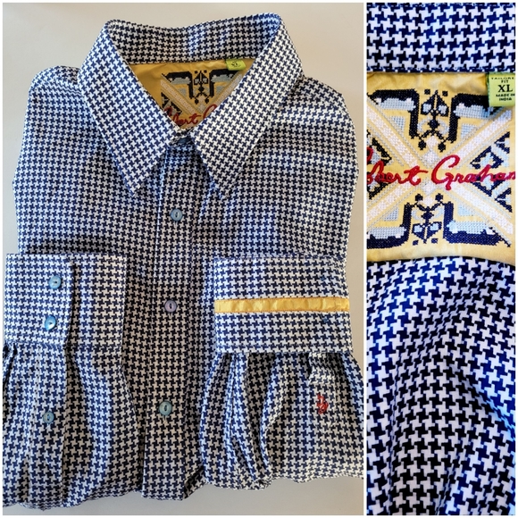 Robert Graham HoundsTooth Tailored Fit Dress Shirt - Picture 4 of 4